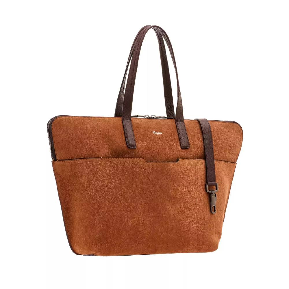 Pineider Saddle Tote Bag in Nabuk Online