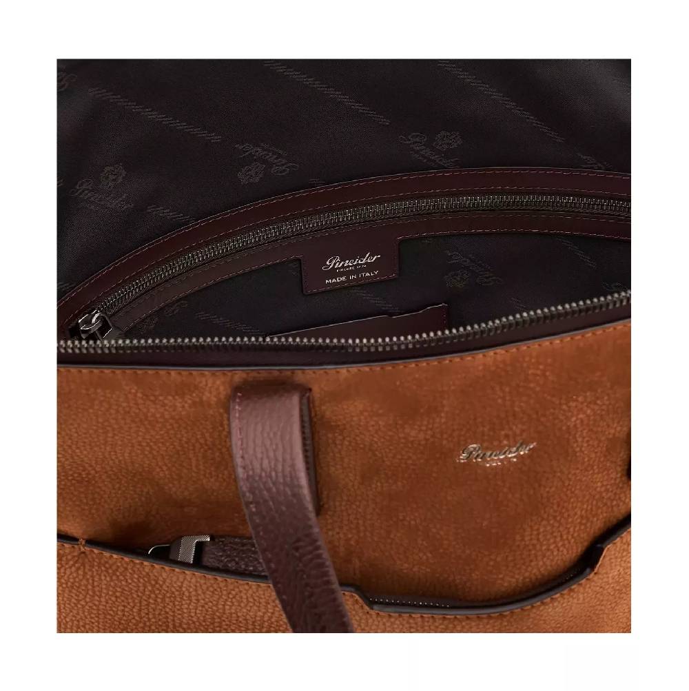 Pineider Saddle Tote Bag in Nabuk Online