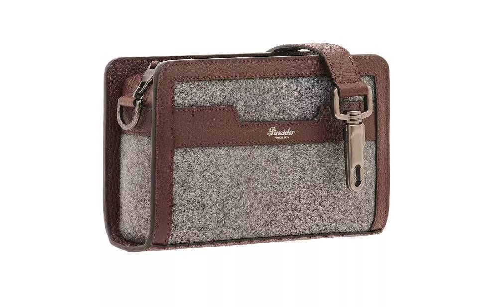 Pineider Odette Crossbody in Wool Nuovo