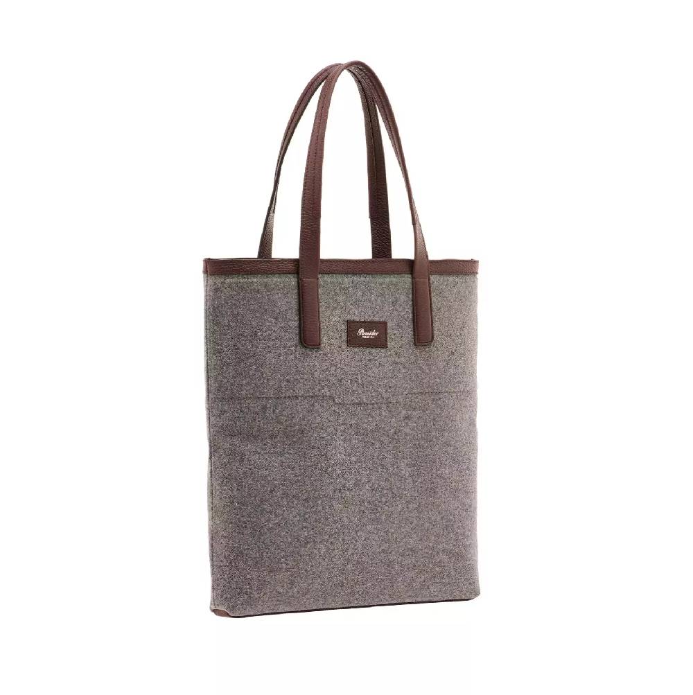 Pineider Museum Shopping Bag in Wool Qualità