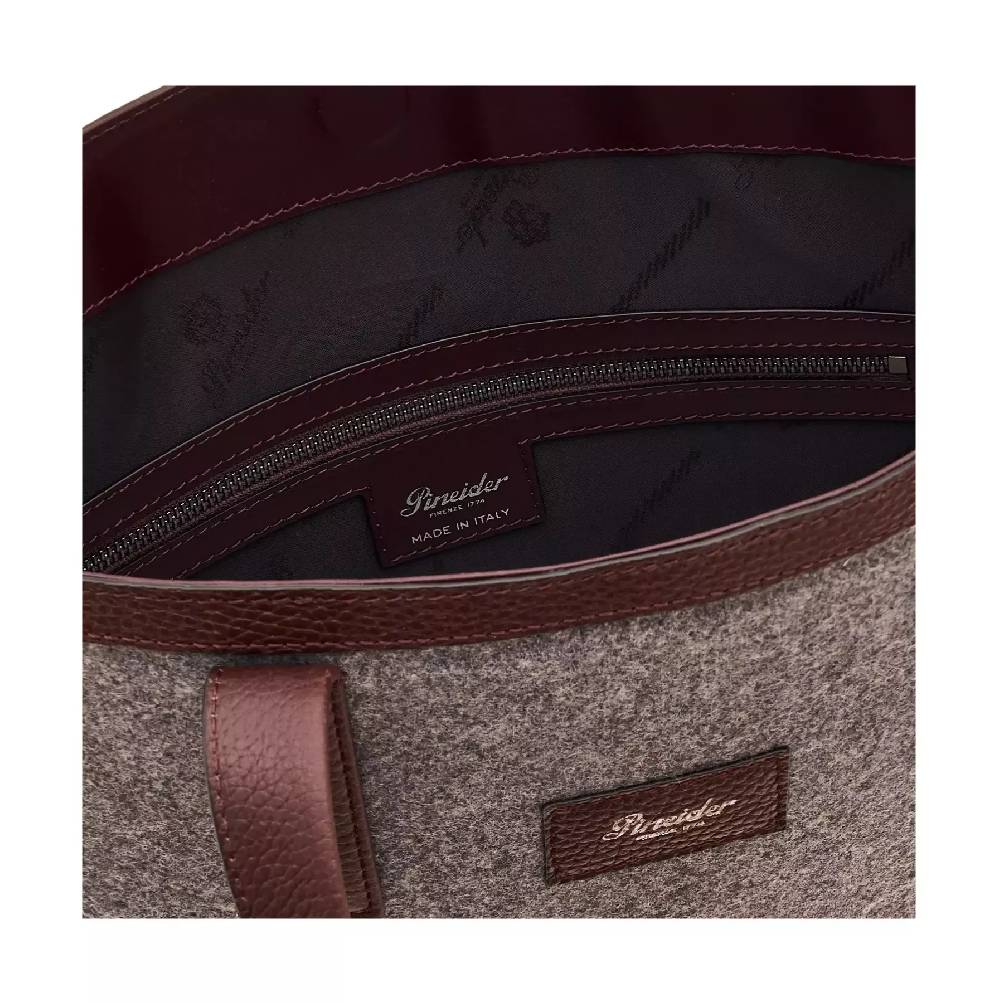 Pineider Museum Shopping Bag in Wool Qualità