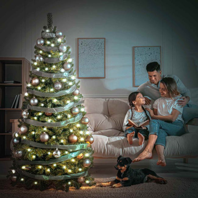 Leroymerlin Dasher - Albero di Natale in PVC ø125 x 240H cm 1550 rami Offerte giornaliere