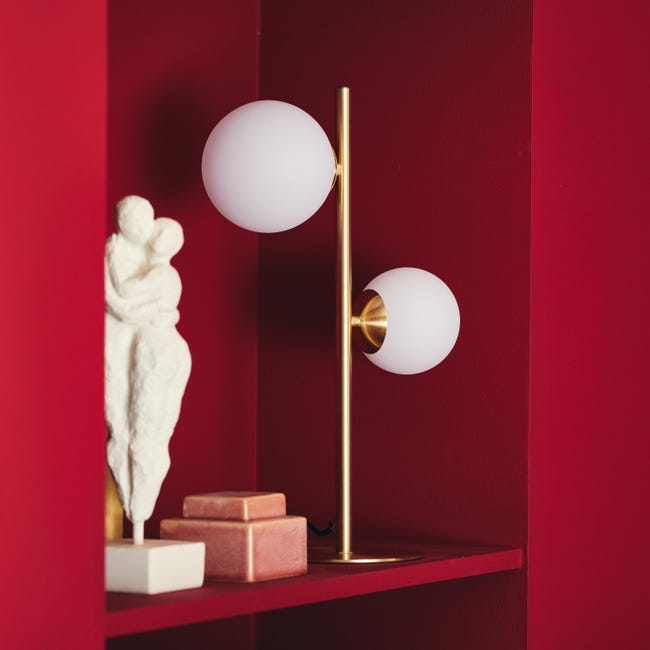Leroymerlin Lampada da tavolo glamour Callas 2xG9 INSPIRE Offerte