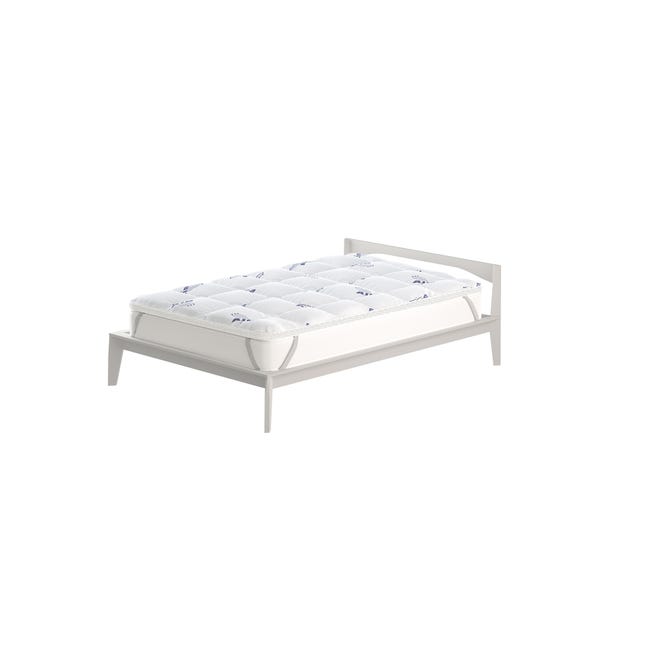 Leroymerlin TOPPER AIR TRASPIRANTE CON ELASTICI SOFFIETTO 3 CM SINGOLO 80x195 cm Negozio online di fabbrica