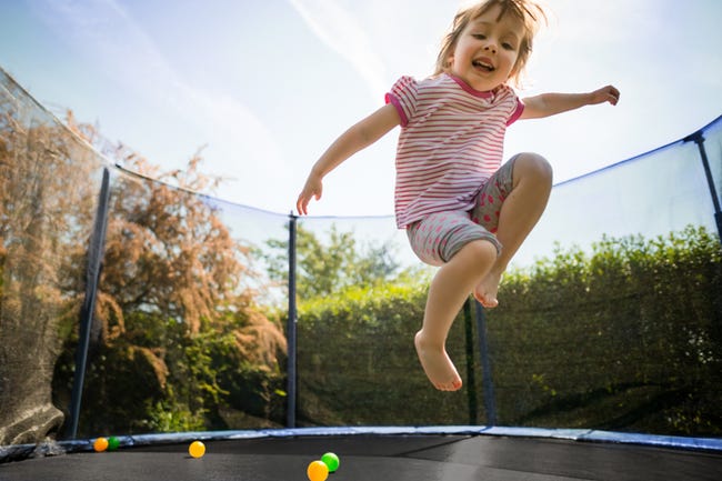 Leroymerlin Balzo Trampolino Tappeto diametro 305 Elastico con Rete di Sicurezza 8 Pali Imbottiti Scaletta e Rivestimento sui Bordi Ideale per Giardino Grande vendita