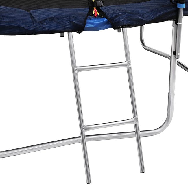 Leroymerlin Balzo Trampolino Tappeto diametro 305 Elastico con Rete di Sicurezza 8 Pali Imbottiti Scaletta e Rivestimento sui Bordi Ideale per Giardino Grande vendita