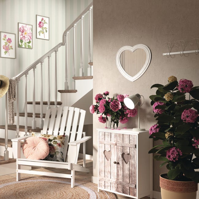 Leroymerlin Specchio cuore in pvc bianco 40 x 45 cm Flash Sale