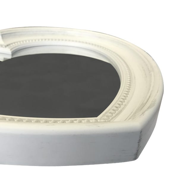 Leroymerlin Specchio cuore in pvc bianco 40 x 45 cm Flash Sale