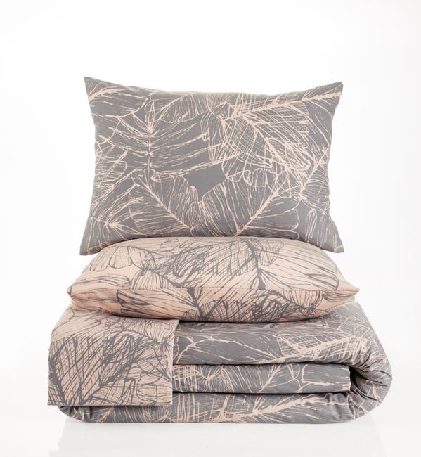 Leroymerlin Set letto BOTANIK 260 x 240 cm - Grigio Shopping online