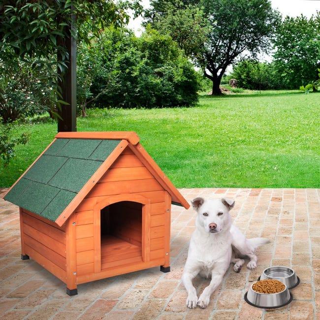 Leroymerlin Cuccia cani in legno casetta da esterno taglia media 85x101x85 Linus Offerta natalizia