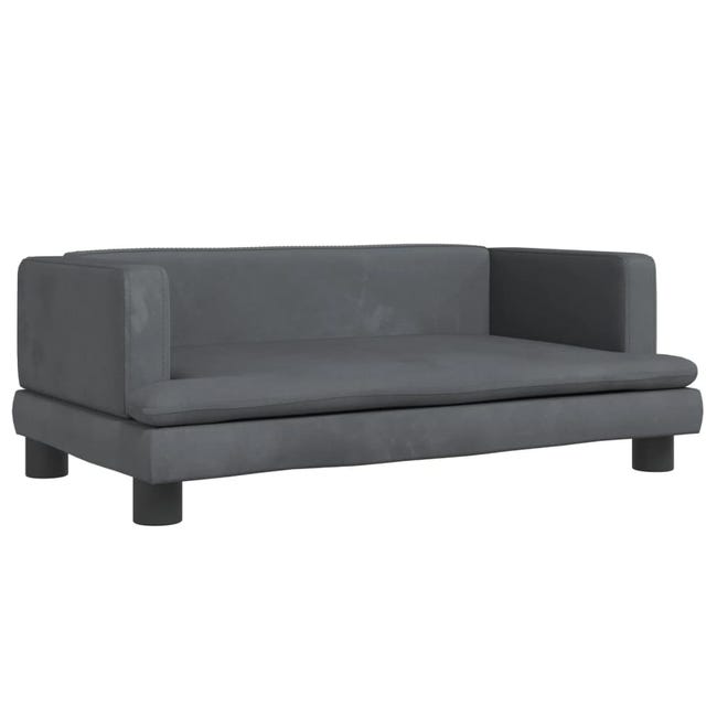 Leroymerlin vidaXL Lettino per Cani Grigio Scuro 80x45x30 cm in Velluto Offerta migliore