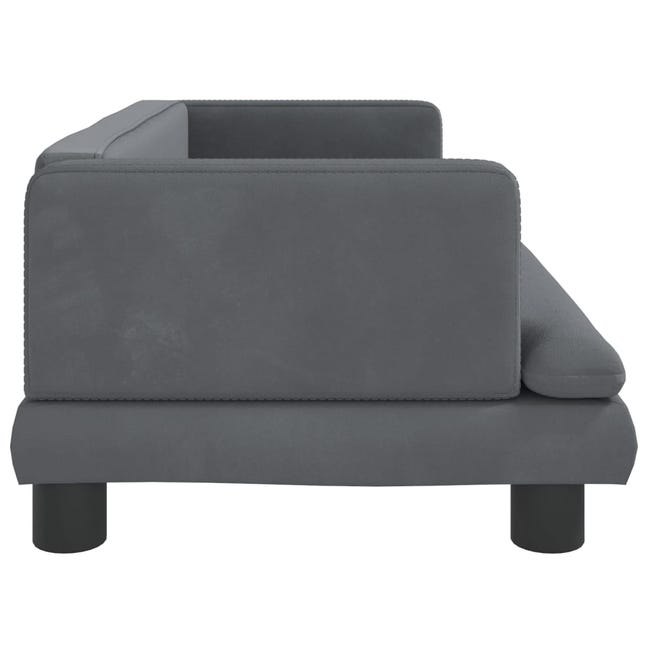 Leroymerlin vidaXL Lettino per Cani Grigio Scuro 80x45x30 cm in Velluto Offerta migliore
