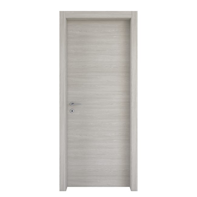 Leroymerlin Porta battente Cambridge rovere grigio L 70 x H 210 cm reversibile Offerte giornaliere