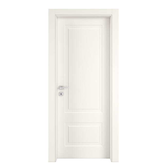 Leroymerlin Porta tamburata battente Shibuya bianco L 70 x H 210 cm destra Ritorno libero