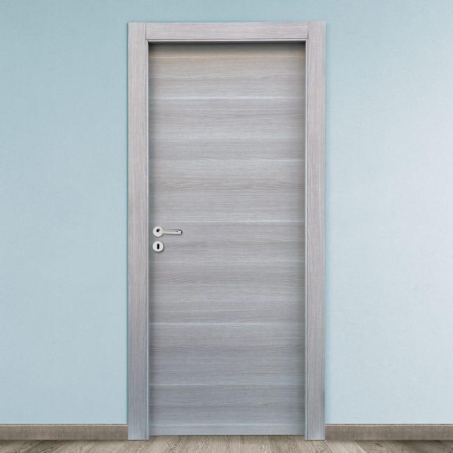 Leroymerlin Porta battente Corn rovere grigio L 90 x H 210 cm reversibile Fino al 65% di sconto