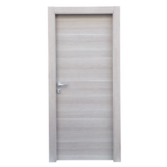 Leroymerlin Porta battente Corn rovere grigio L 90 x H 210 cm reversibile Fino al 65% di sconto