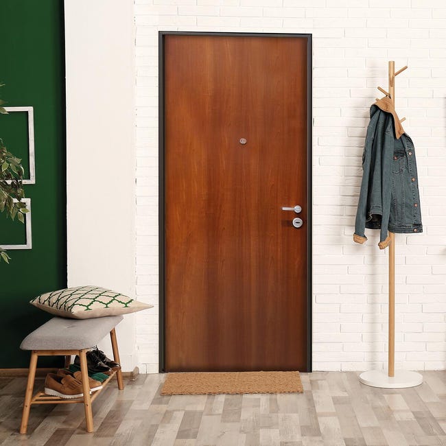 Leroymerlin Porta blindata MASTER First L 85 x H 210 cm noce apertura destra Fino al 55% di sconto