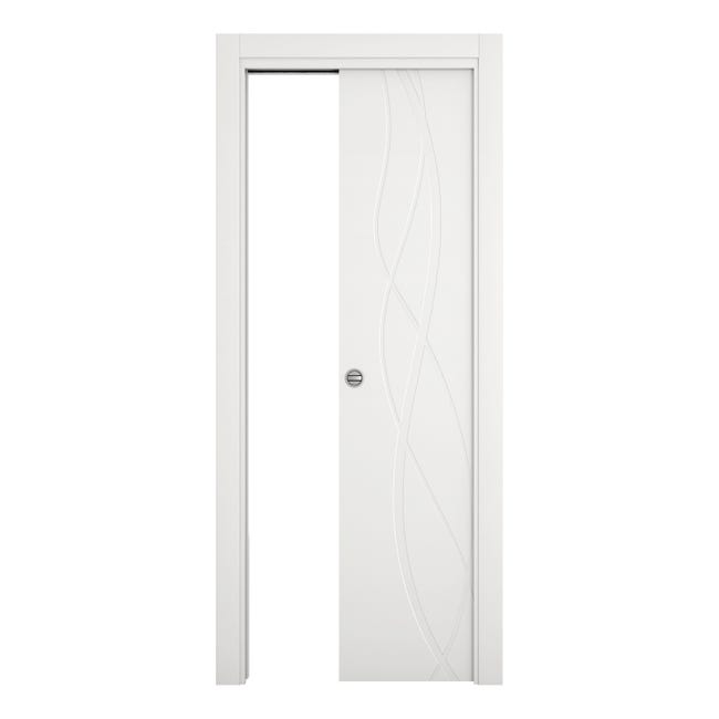 Leroymerlin Porta tamburata scorrevole Dna bianco L 70 x H 210 cm reversibile Solo un giorno rimasto