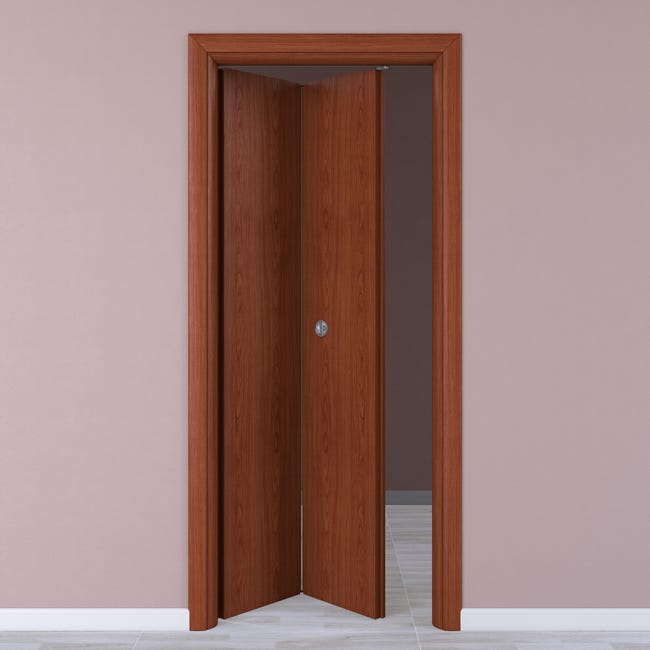 Leroymerlin Porta pieghevole a libro simmetrica Rose ciliegio L 80 x H 210 cm sinistra Esporta salva