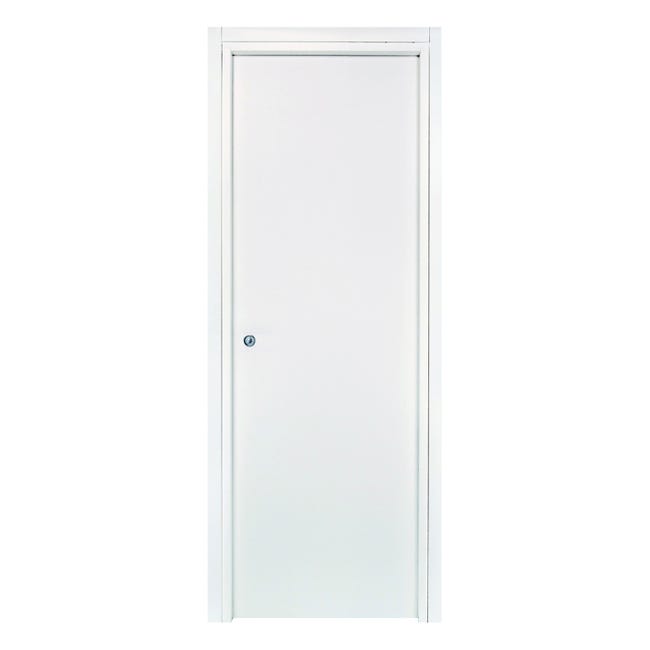 Leroymerlin Porta scorrevole Strauss bianco L 80 x H 210 cm reversibile Duty-free