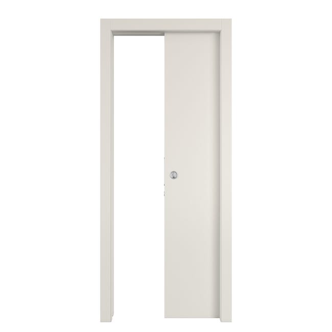 Leroymerlin Porta scorrevole Strauss bianco L 80 x H 210 cm reversibile Duty-free