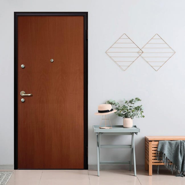 Leroymerlin Porta blindata MASTER Hanger L 85 x H 200 cm noce apertura sinistra 50% di sconto per tempo limitato