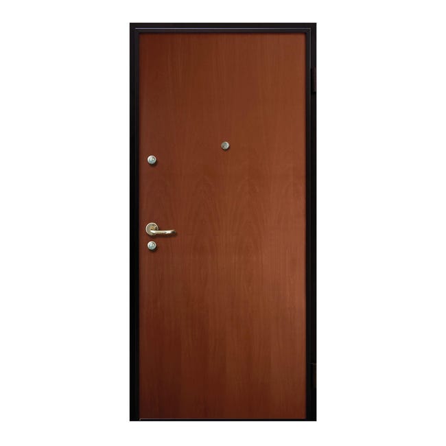 Leroymerlin Porta blindata MASTER Hanger L 85 x H 200 cm noce apertura sinistra 50% di sconto per tempo limitato