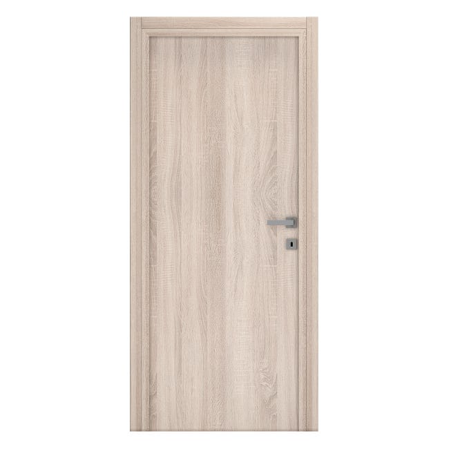 Leroymerlin Porta battente Brush rovere L 80 x H 210 cm reversibile Spedizione Gratuita