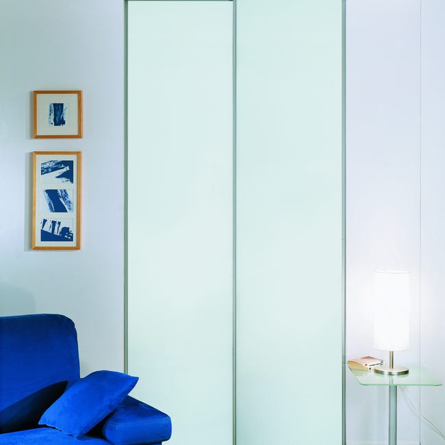 Leroymerlin Kit anta scorrevole con binario Philadelphia 2 ante bianco L 120 x H 270 cm Soddisfazione Garantita