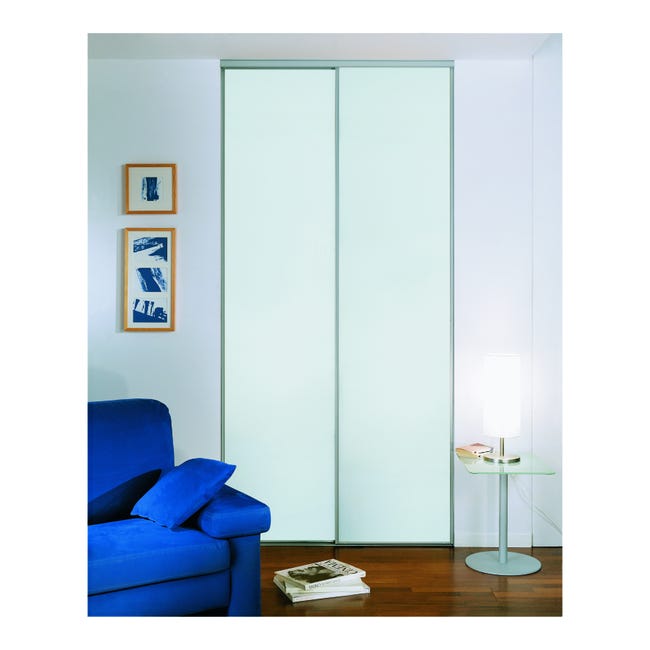 Leroymerlin Kit anta scorrevole con binario Philadelphia 2 ante bianco L 120 x H 270 cm Soddisfazione Garantita