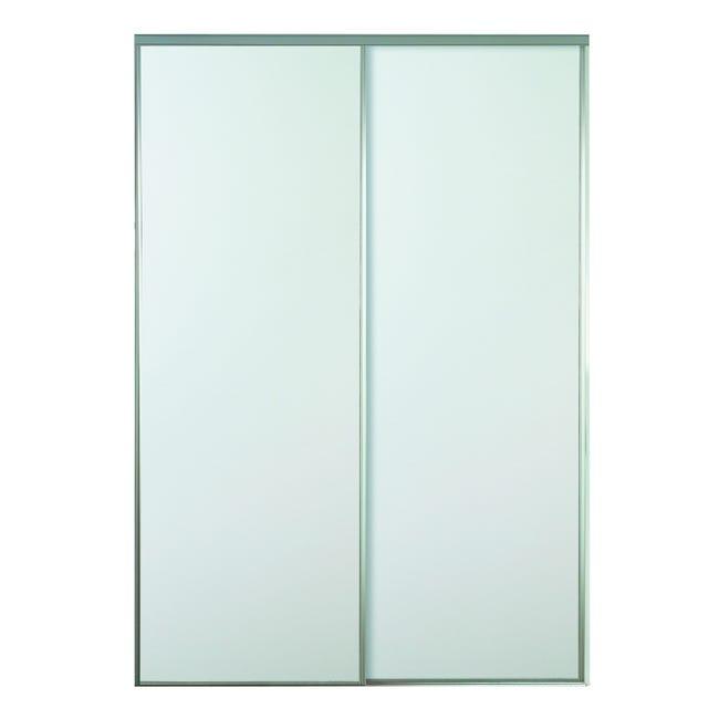 Leroymerlin Kit anta scorrevole con binario Philadelphia 2 ante bianco L 120 x H 270 cm Soddisfazione Garantita