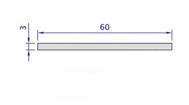 Leroymerlin Coprifilo per finestra in pvc colore bianco P 3 x H 60 x L 2000 mm Online