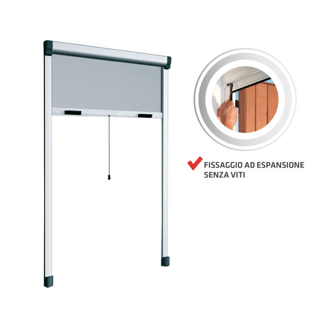 Leroymerlin Zanzariera avvolgibile MEDAL Bazar per portafinestra L 140 x H 250 cm bianco Offerte