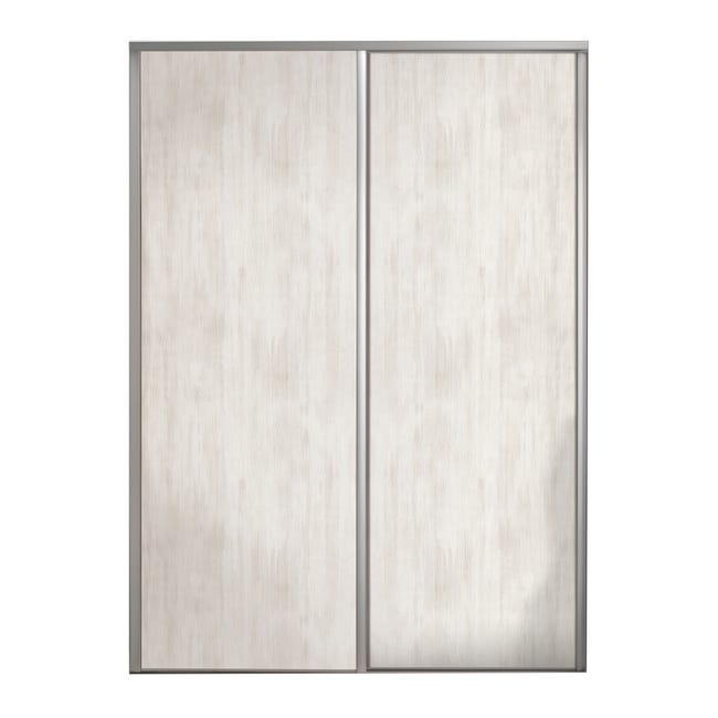 Leroymerlin Kit anta scorrevole con binario OPTIMUM Baltimora 2 ante larice L 120 x H 270 cm Moda