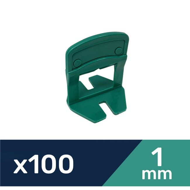 Leroymerlin Sistema livellante per piastrelle a Dritto Sp 1 mm. Confezione da 100 pezzi Vendita calda