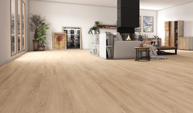 Leroymerlin Pavimento laminato CLASSEN Abele rovere chiaro resistente all'acqua Sp 7mm Offerta migliore