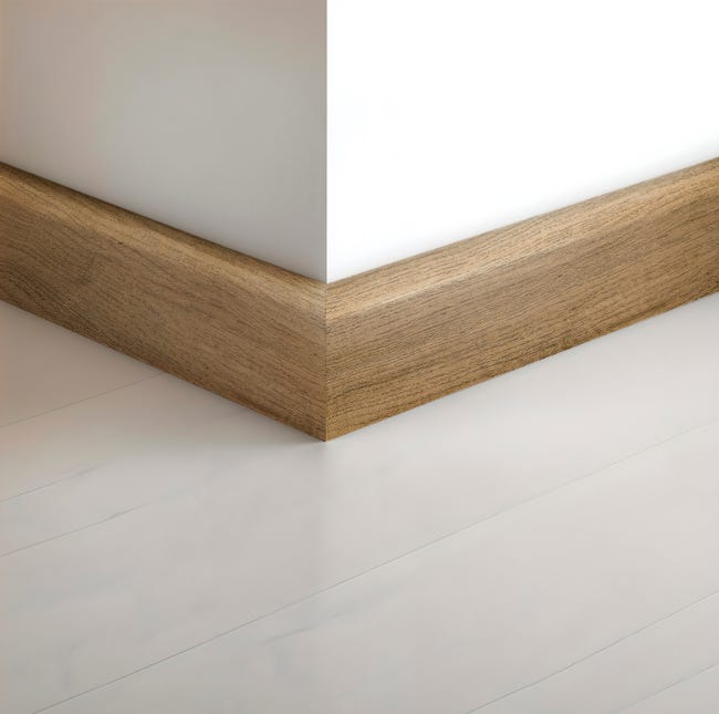 Leroymerlin Battiscopa Sestriere in pvc rovere antico Sp 1 mm x H 7 x L 240 cm / 2.4 m Latest fashion