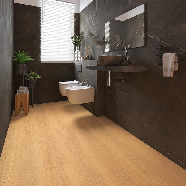 Leroymerlin Pavimento laminato CLASSEN Uberwood rovere chiaro resistente all'acqua Sp 8mm Online Outlet