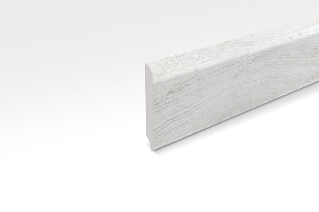 Leroymerlin Battiscopa Cervinia in pvc rovere sbiancato Sp 1 mm x H 7 x L 240 cm / 2.4 m Offerta temporanea