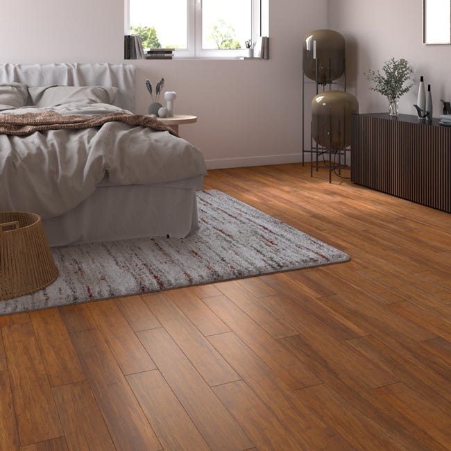 Leroymerlin Parquet massello in bambù marrone Family verniciato Anza Latest stili
