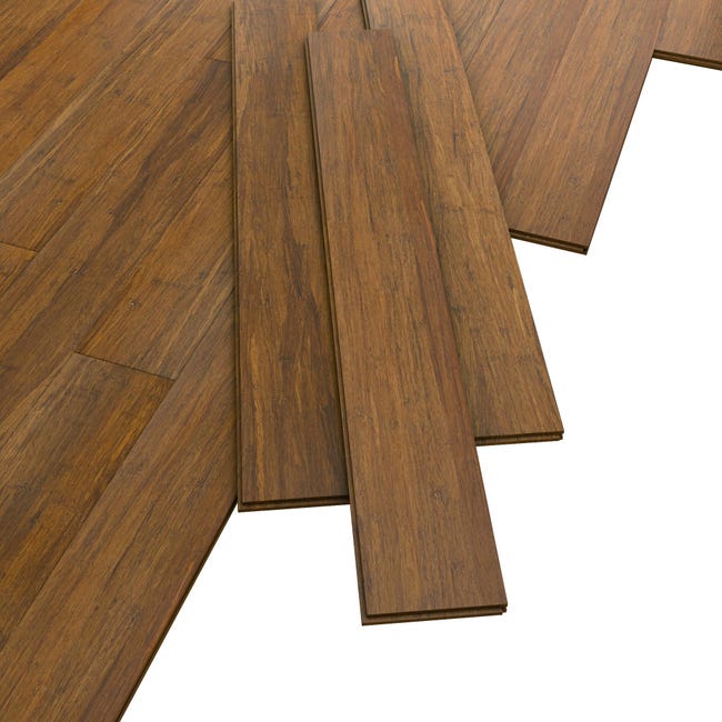 Leroymerlin Parquet massello in bambù marrone Family verniciato Anza Latest stili