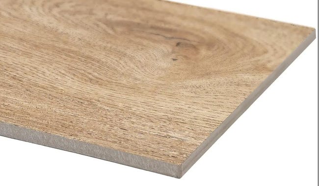 Leroymerlin Piastrella da pavimento e rivestimento interno Circeo in gres porcellanato opaco beige 91.5 x 22.8cm Sp. 9.2 mm traffico intenso (pei 4/5) R9 Enormi sconti