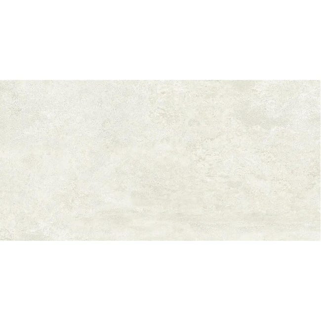 Leroymerlin Piastrella da pavimento e rivestimento interno ed esterno rettificato Concraft in gres porcellanato opaco bianco 120 x 60cm Sp. 9.2 mm traffico molto intenso (pei 5/5) R10 50% di sconto con spedizione gratuita