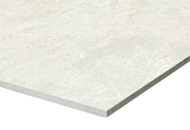 Leroymerlin Piastrella da pavimento e rivestimento interno ed esterno rettificato Concraft in gres porcellanato opaco bianco 120 x 60cm Sp. 9.2 mm traffico molto intenso (pei 5/5) R10 50% di sconto con spedizione gratuita