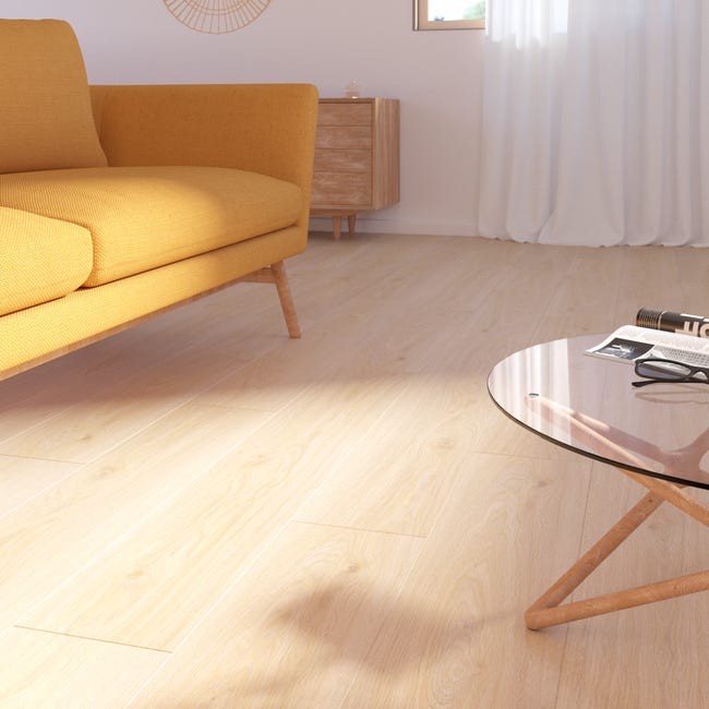 Leroymerlin Pavimento laminato ARTENS DESIGN Kenmare beige resistente all'acqua Sp 8mm Duty-free