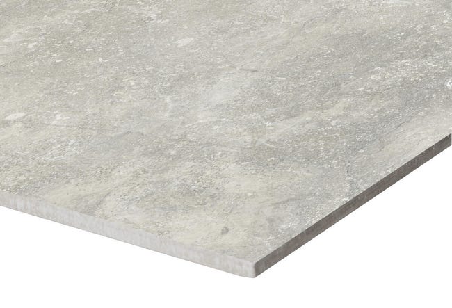 Leroymerlin Piastrella da pavimento e rivestimento interno ed esterno rettificato PATH in gres porcellanato opaco grigio 60 x 60cm Sp. 9.2 mm traffico molto intenso (pei 5/5) R10 Italy