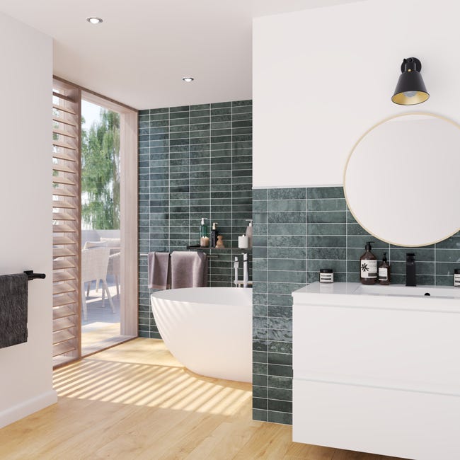 Leroymerlin Pavimento laminato ARTENS DESIGN Dunmore marrone resistente all'acqua Sp 8mm In Linea