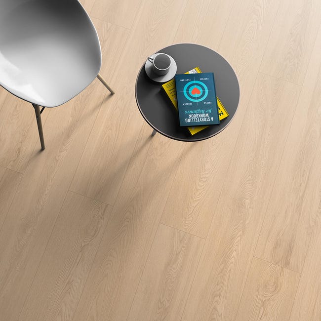 Leroymerlin Pavimento laminato ARTENS Grandis Light Natural XL rovere chiaro resistente all'acqua Sp 10mm Promozione