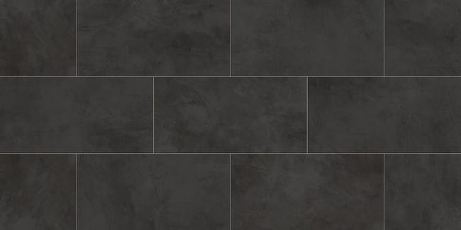 Leroymerlin Piastrella da pavimento e rivestimento interno rettificato Kaleidos in gres porcellanato smaltato opaco antracite 120 x 60cm Sp. 9 mm traffico intenso (pei 4/5) R9 Pezzi Unici