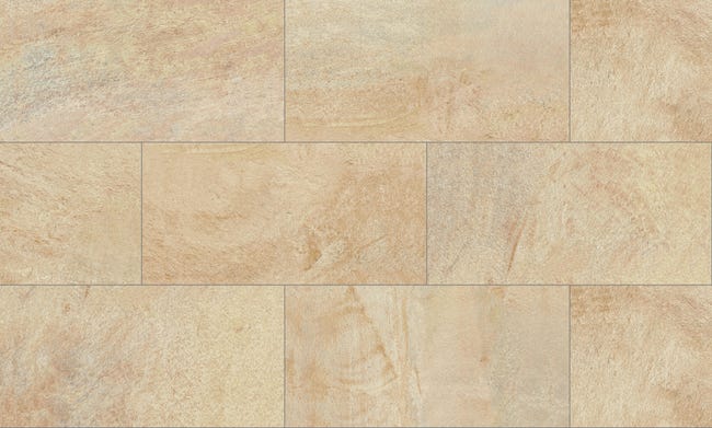 Leroymerlin Piastrella da pavimento esterno Barge in gres porcellanato opaco beige 60 x 30cm Sp. 8.5 mm traffico molto intenso (pei 5/5) R11 Shopping Online